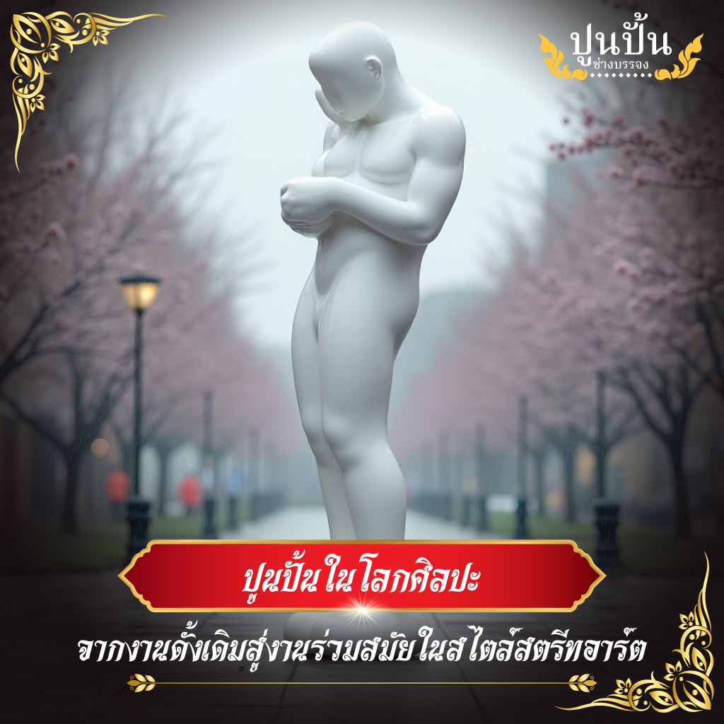 ปูนปั้นในโลกศิลปะ จากงานดั้งเดิมสู่งานร่วมสมัยในสไตล์สตรีทอาร์ต