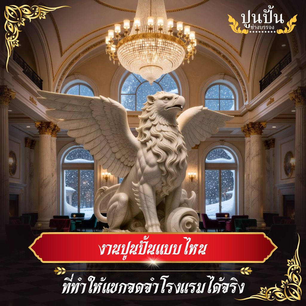 งานปูนปั้นแบบไหน ที่ทำให้แขกจดจำโรงแรมได้จริง