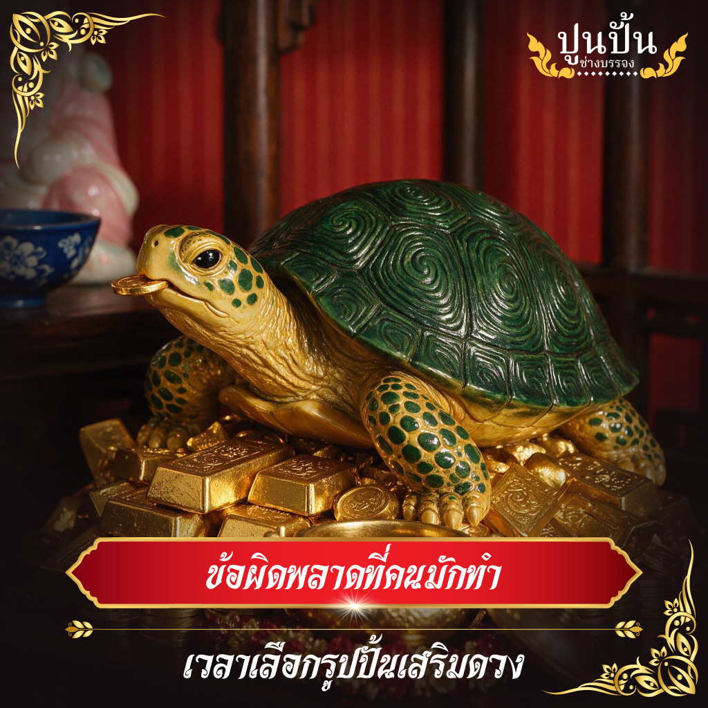 ข้อผิดพลาดที่คนมักทำเวลาเลือกรูปปั้นเสริมดวง