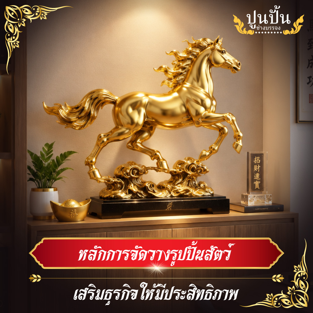 หลักการจัดวางรูปปั้นสัตว์เสริมธุรกิจให้มีประสิทธิภาพ
